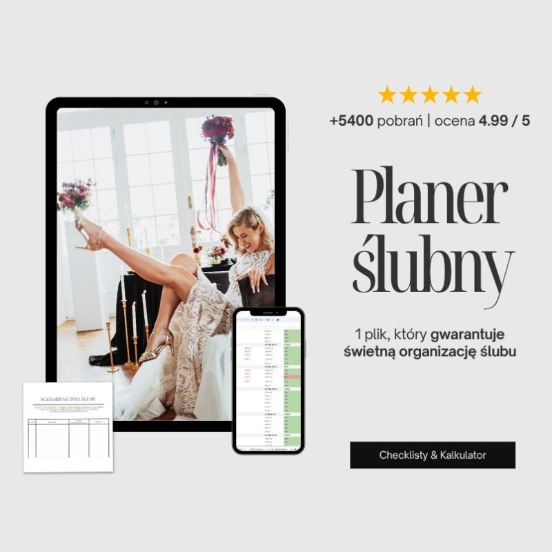 planer ślubny pdf dla panny młodej - mówię o ślubie