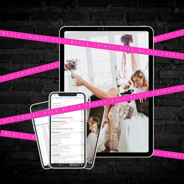 BLACK - Planer ślubny