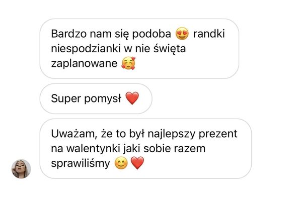 pomysł dla par na walentynki