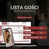 Zaproszenia ślubne - lista gości