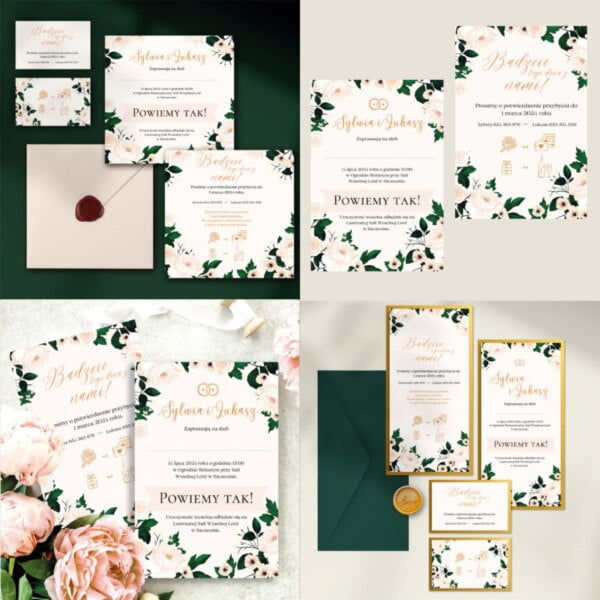 zaproszenia ślubne klasyczne pdf