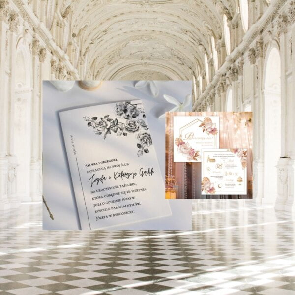 zaproszenia ślubne glamour pdf