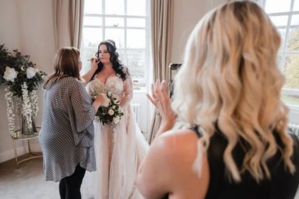 wedding content creator na ślubie
